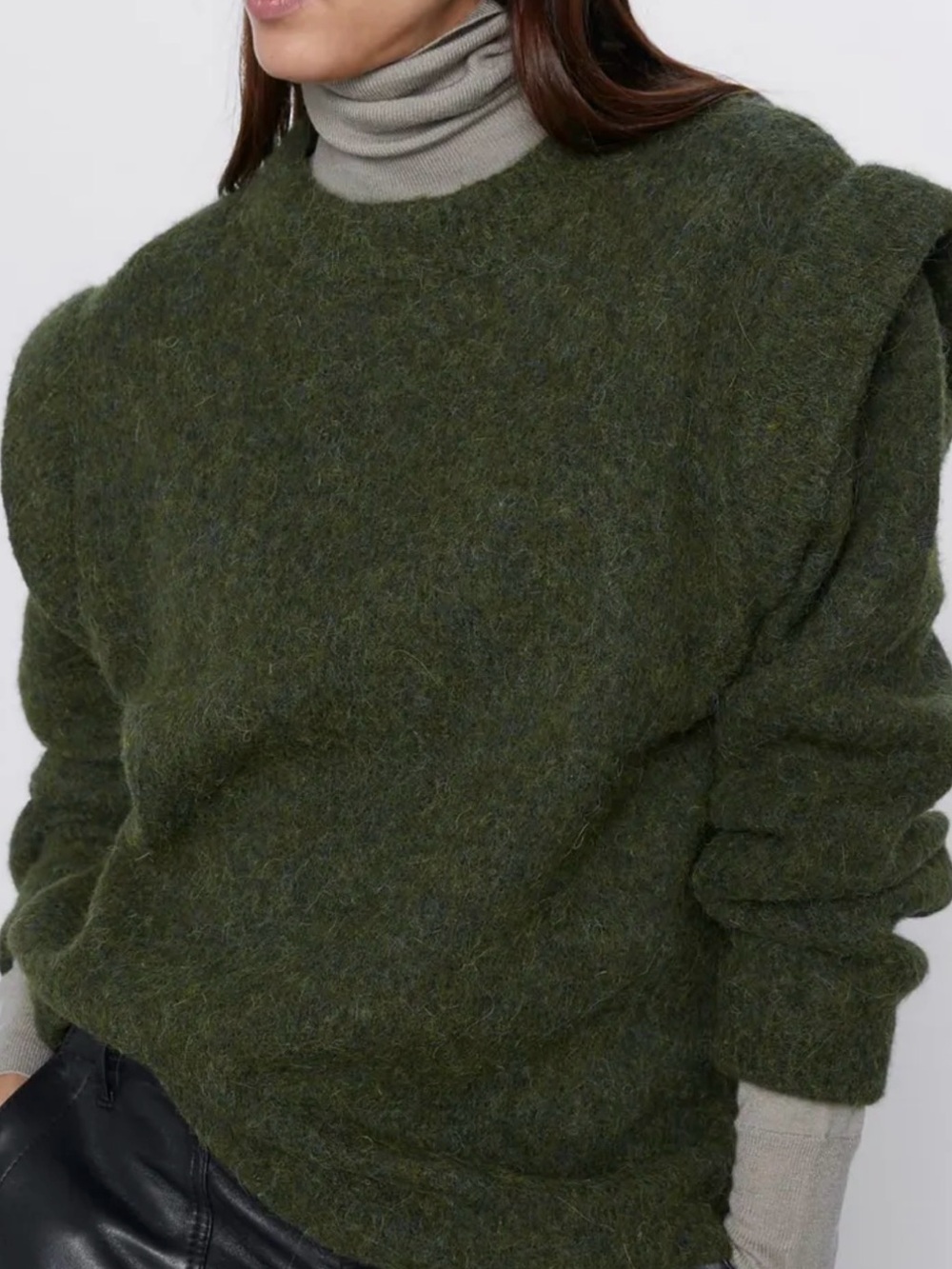 Zara Alpaca w/Wool Oversized Fall Sweater